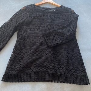 Talbots Lace Overlay Tunic S